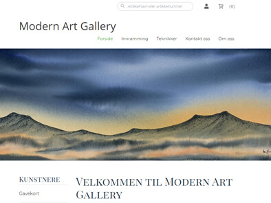 Modern Art Gallery skjermbilde
