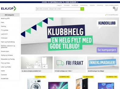 Elkjøp skjermbilde